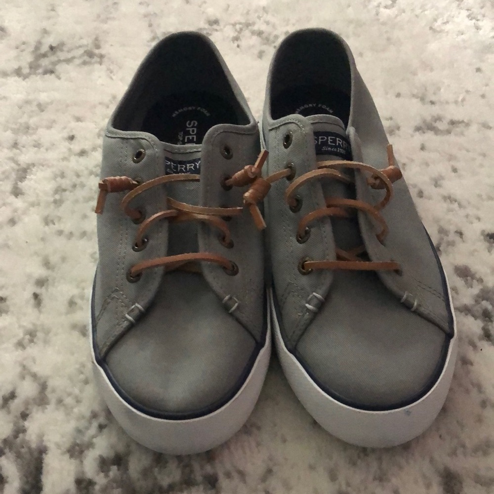 Sperry Top Sider Gray 9.5 W Shoes